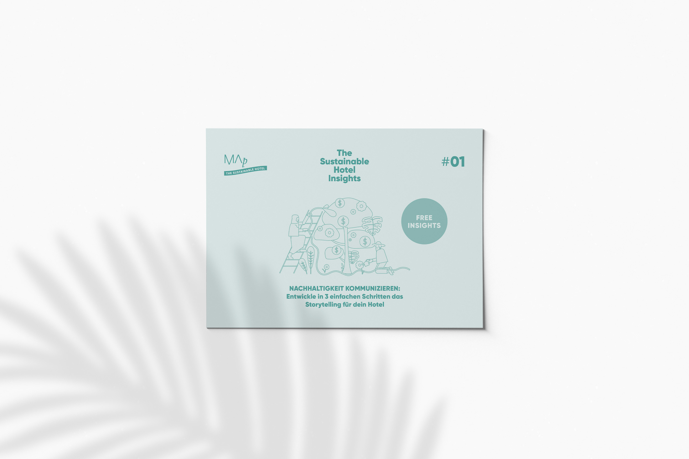 Bild des Templates zur Kommunikation von Nachhaltigkeit in drei Schritten.