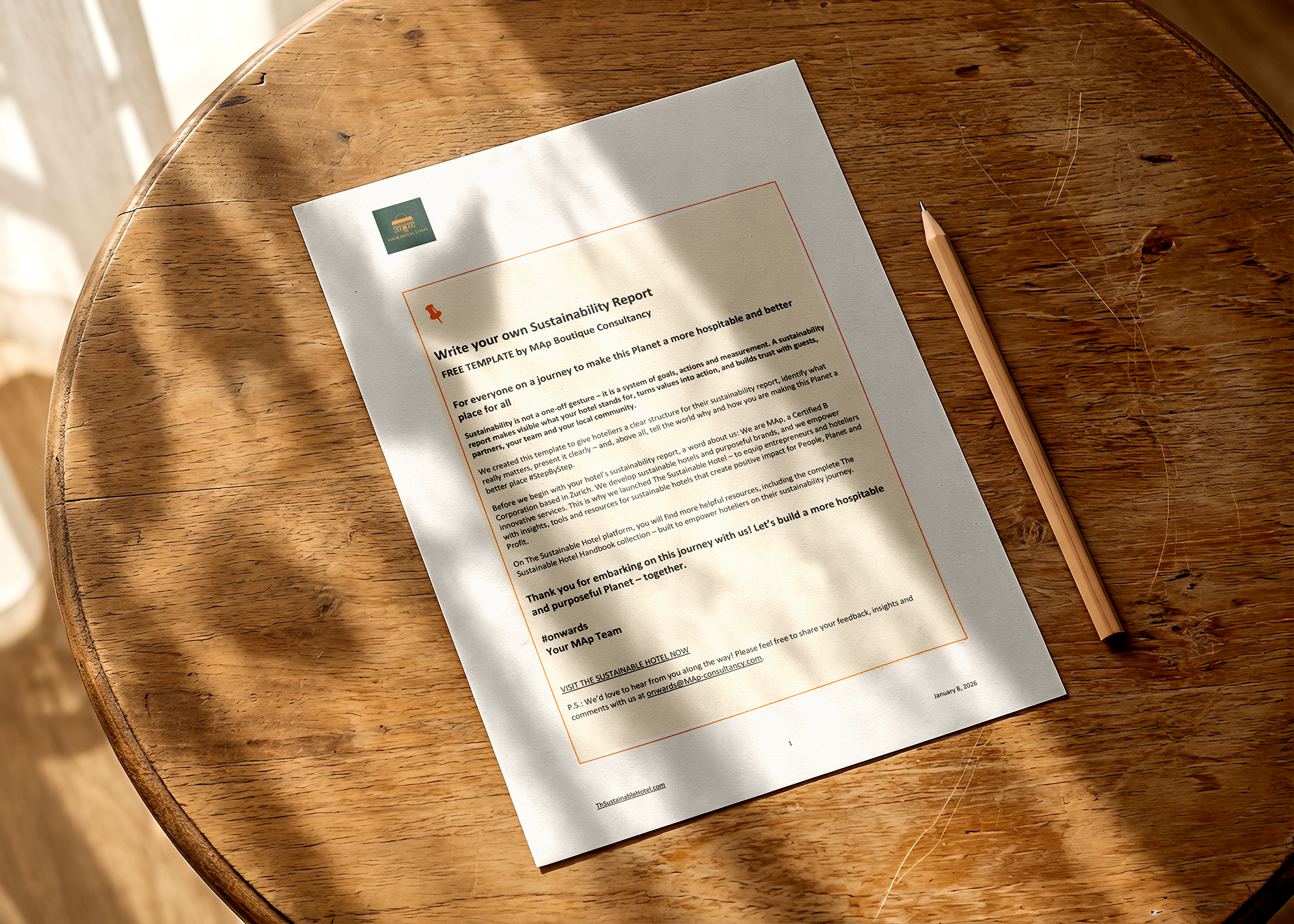 Sustainability Report for Hotels