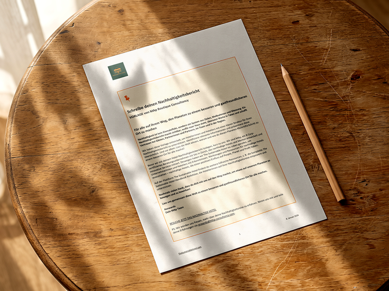 Sustainability Report Template