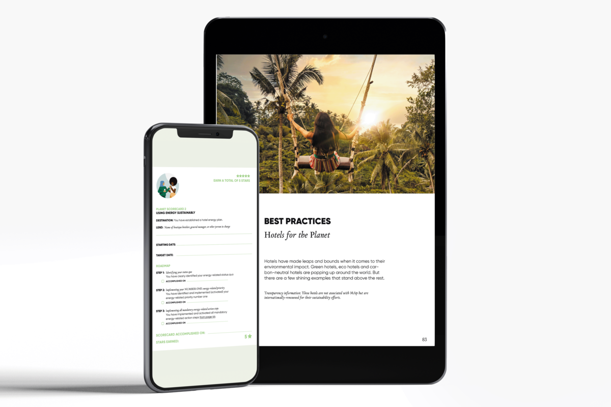 Planet – Ökologische Nachhaltigkeit, MAp Boutique Consultancy, Das nachhaltige Hotel