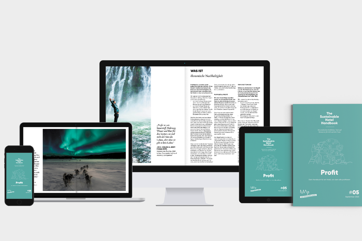 MAp Boutique Consultancy, Das nachhaltige Hotel, Profit - Ökonomische Nachhaltigkeit für Hotels